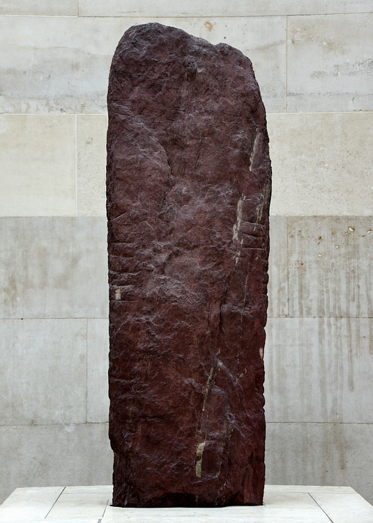 Memorial Slab with Ogam Script