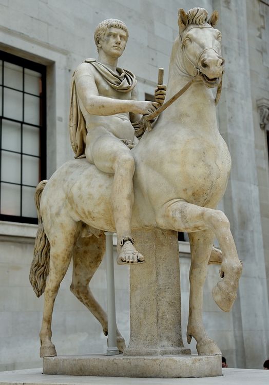 Statue of a Roman Prince on Horseback