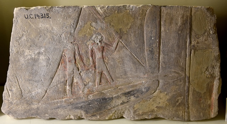 Ship and Sailors from ancient Egypt