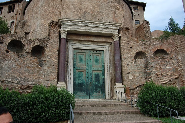 Door of The Temple of Divus Romulus
