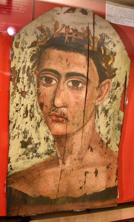 Male Mummy Portrait, Hawara
