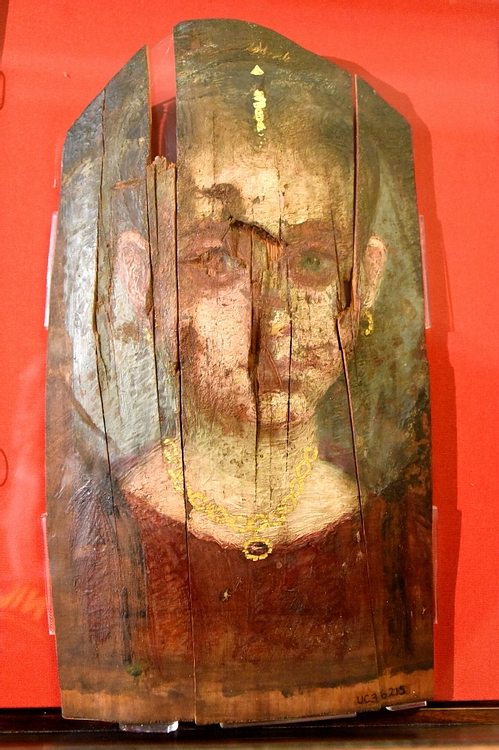 Female with Earring, Mummy Portrait, Hawara
