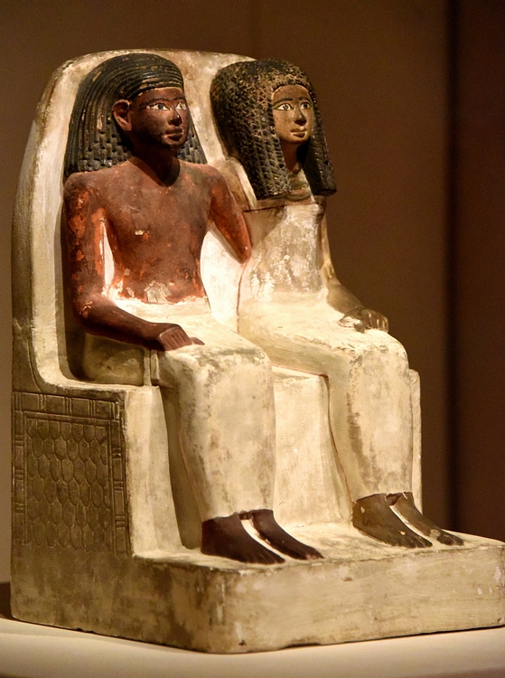 Statue of Husband & Wife from the 18th Dynasty