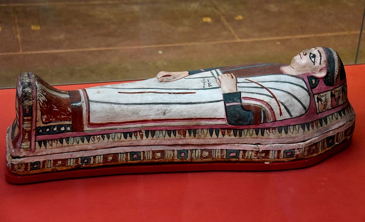 Painted Mummy Case of a Boy Named Pemsais