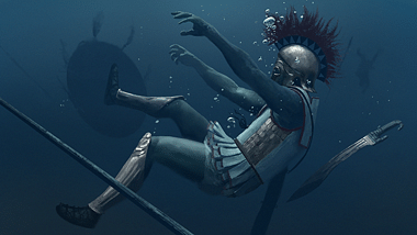 Greek Hoplite Drowning