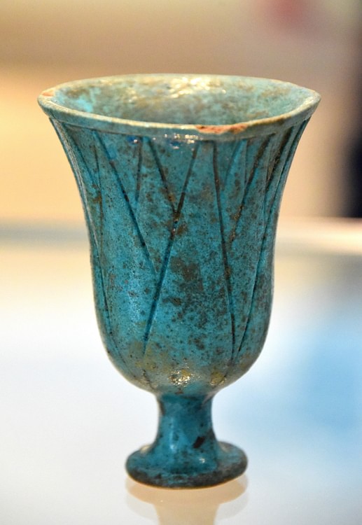 Faience Drinking Cup from the 18th Dynasty