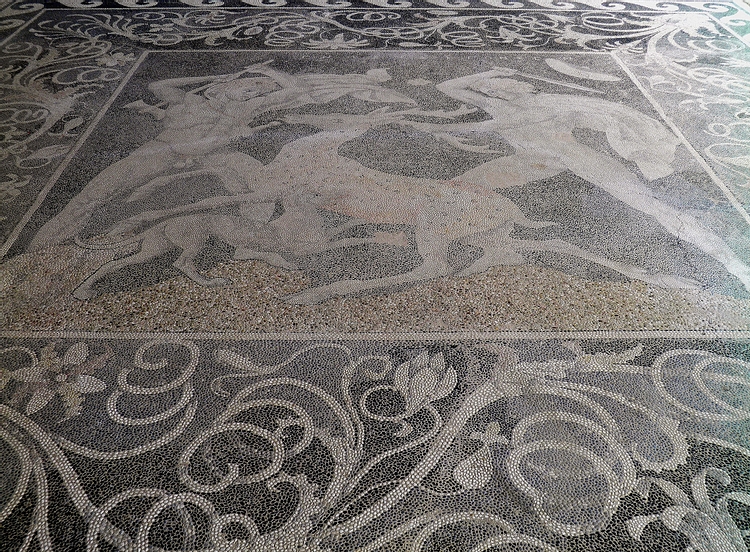 Stag Hunt Mosaic from Pella