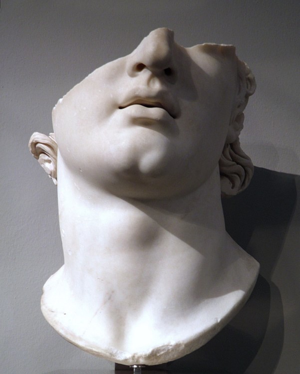 Hellenistic Colossal Head of a Youth