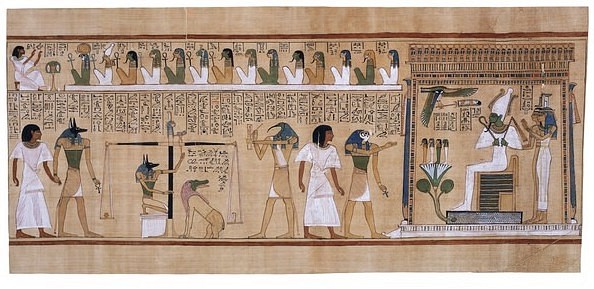 The Judgement of the Dead by Osiris