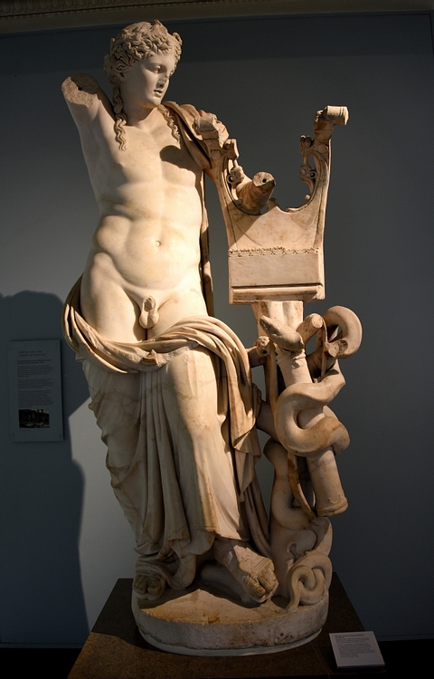 Apollo Holding a Kithara