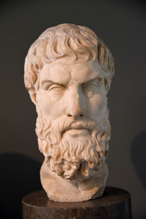 Epicurus Bust, British Museum