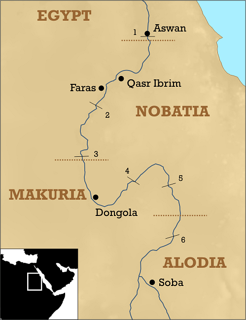 Southern Egypt/Nubia Map