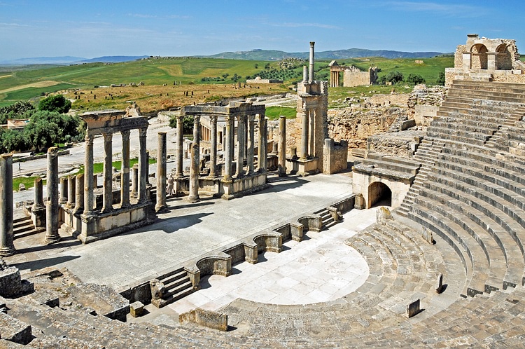 Roman Theatre, Thugga