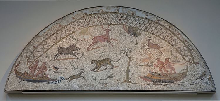 Roman Hunt Mosaic