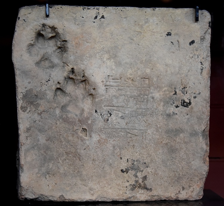 Mud-Brick With a Dog's Paw Print from Ur