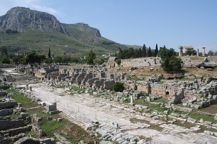 Corinth Agora Panorama