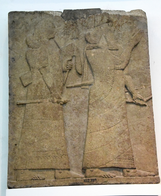 King Tiglath-pileser III in a Ceremony