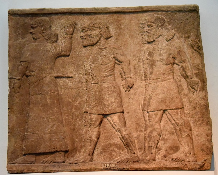 Review of Arab Prisoners, Assyrian Relief