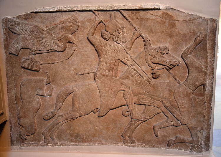 Assyrian Battle Scene