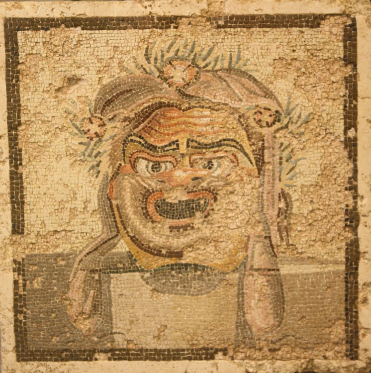 Theatre Mask Mosaic, Empuries