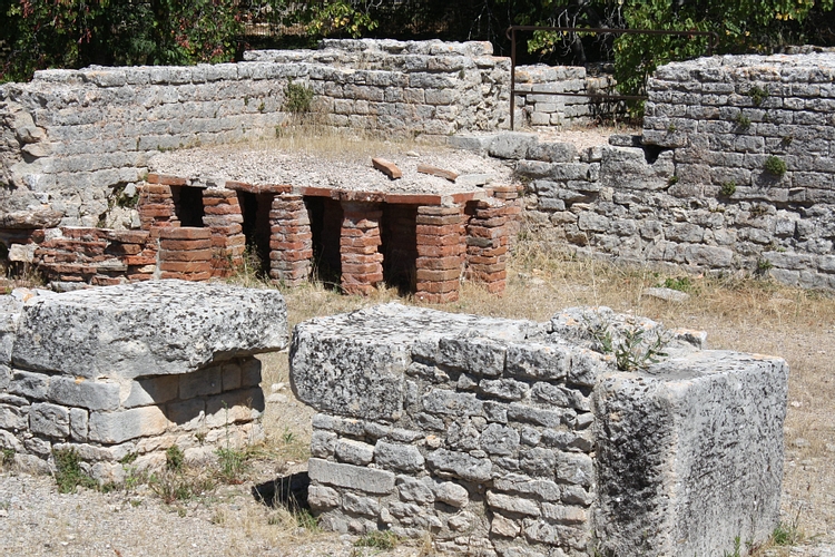 Heated Flooring, Roman Baths at Glanum