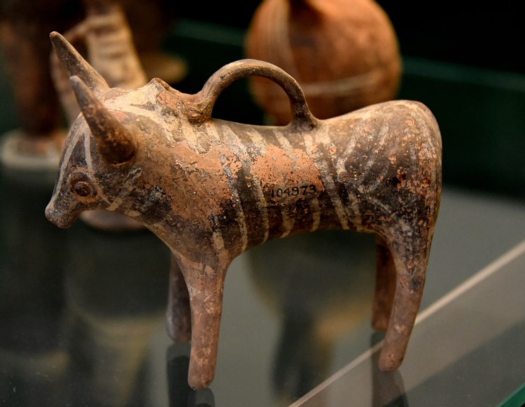 Imported Cypriot Pottery Bull to the Levant