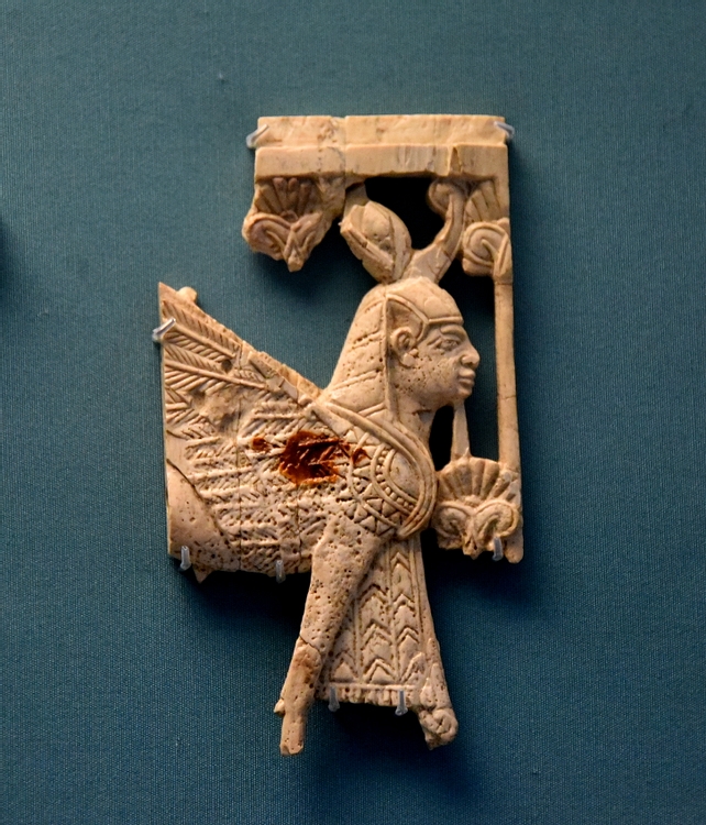 Nimrud Ivory of a Winged Sphinx