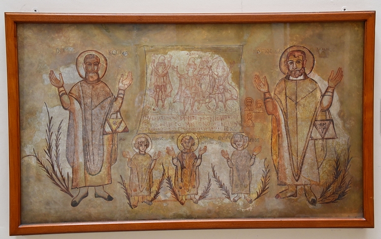 Wall-painting of Martyred Saints from Wadi Sarga