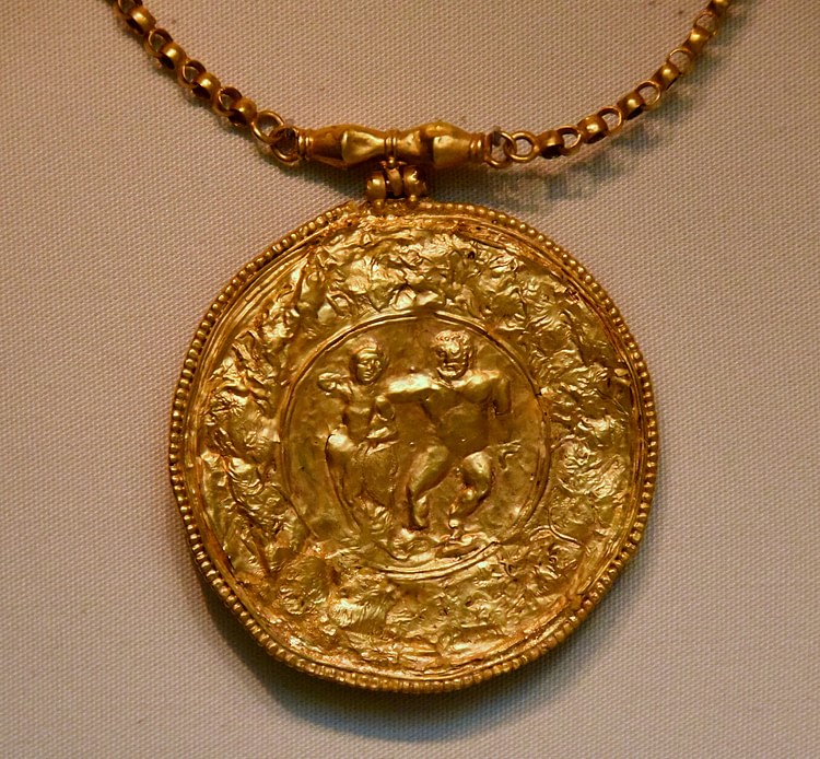 Byzantine Medallion with Pagan Imagery