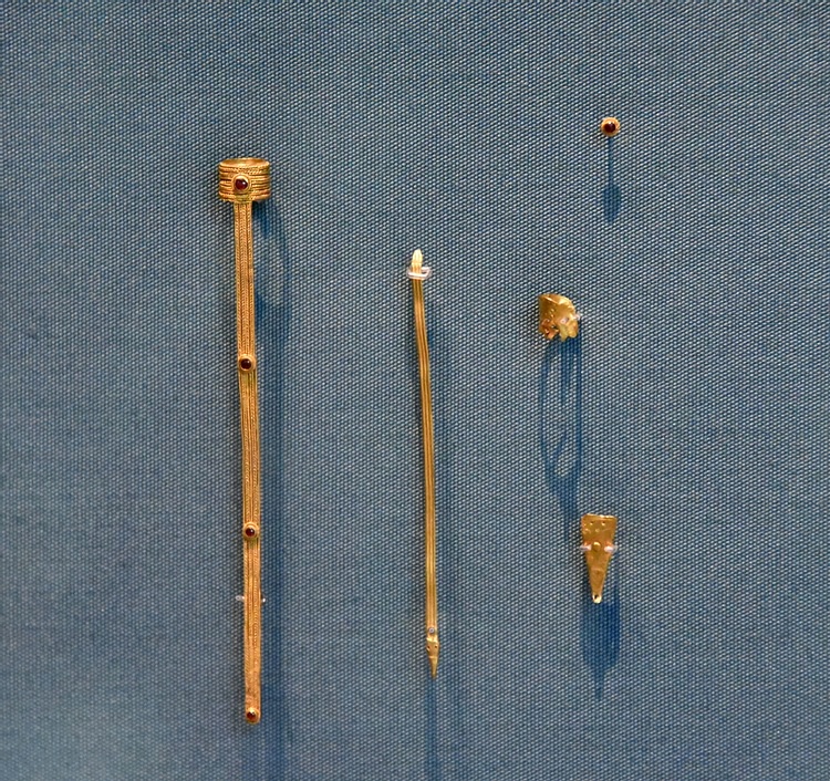 Gold Mounts from Sutton Hoo