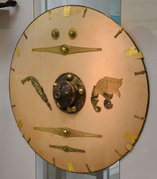 Partially Reconstructed Shield from Sutton Hoo