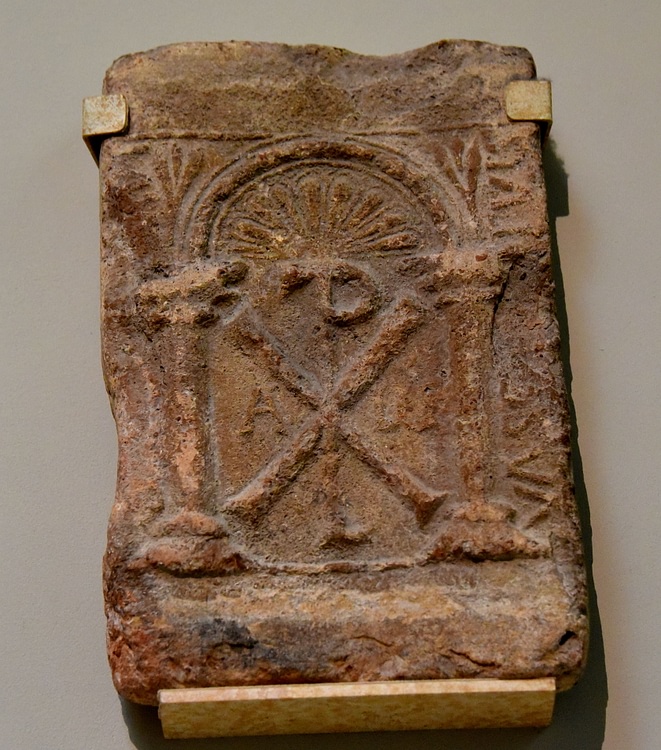 Inscribed Visigothic Tile