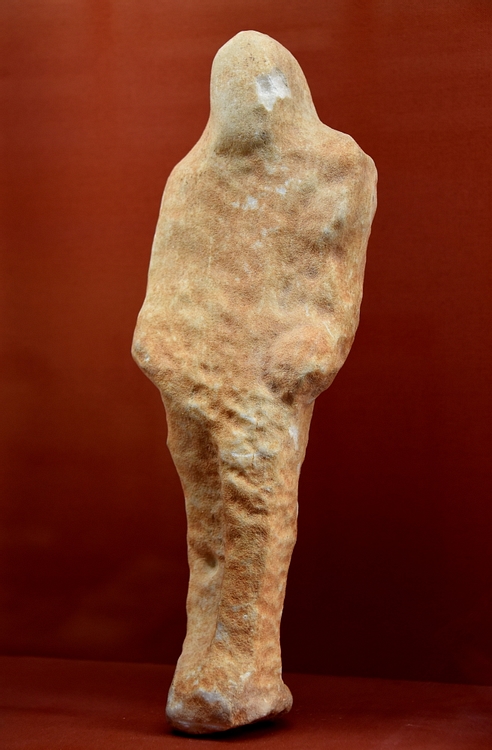 Unfinished Kouros in Pentelic Marble