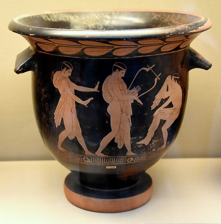 Red-Figure Bell-Krater Showing Revellers