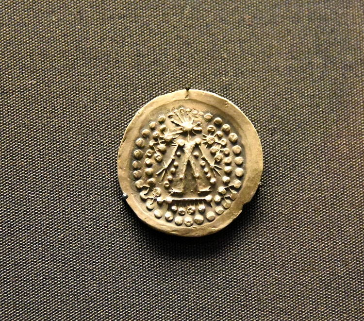 Celtic Coin from Thrace Copying Greek Inscription