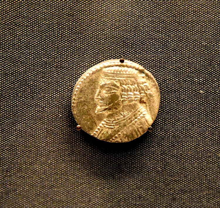 Silver Coin of the Parthian King of Kings Farhad IV