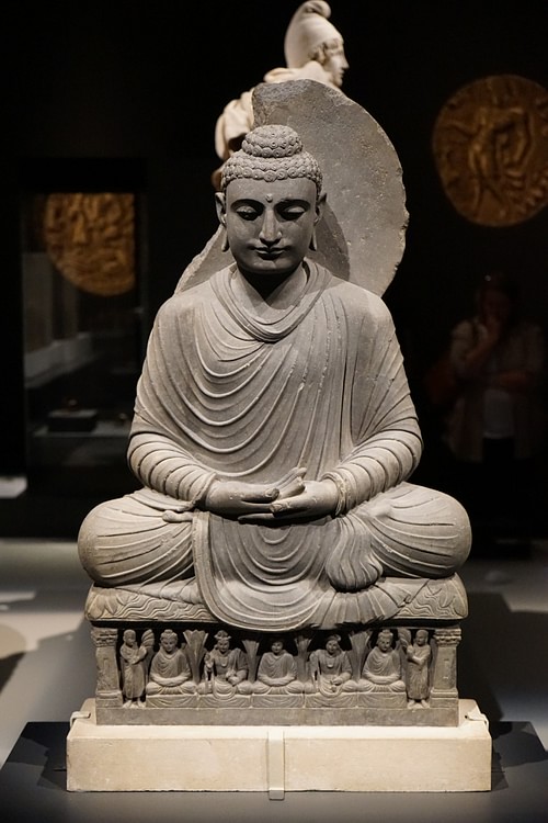 Seated Buddha from Gandhara