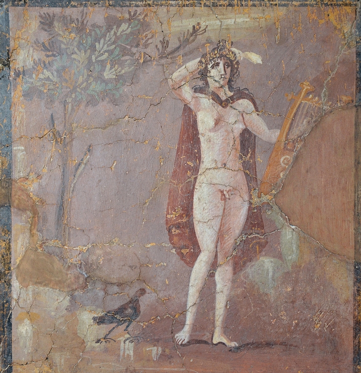 Roman Hermaphrodite Fresco