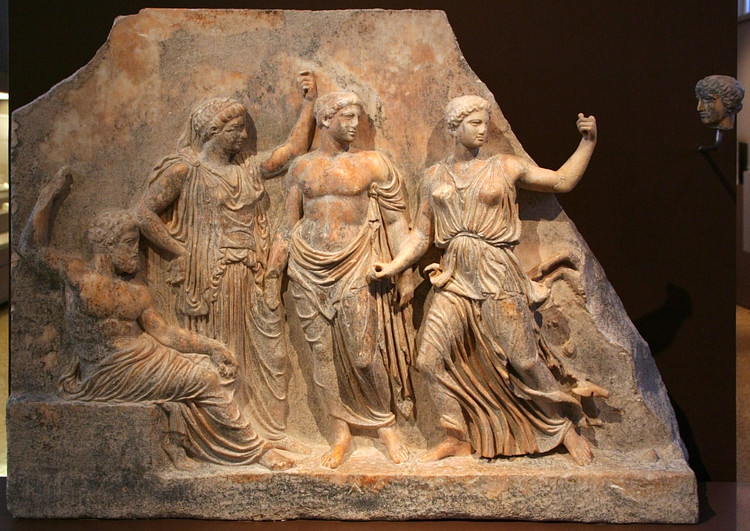 Zeus, Leto, Apollo & Artemis
