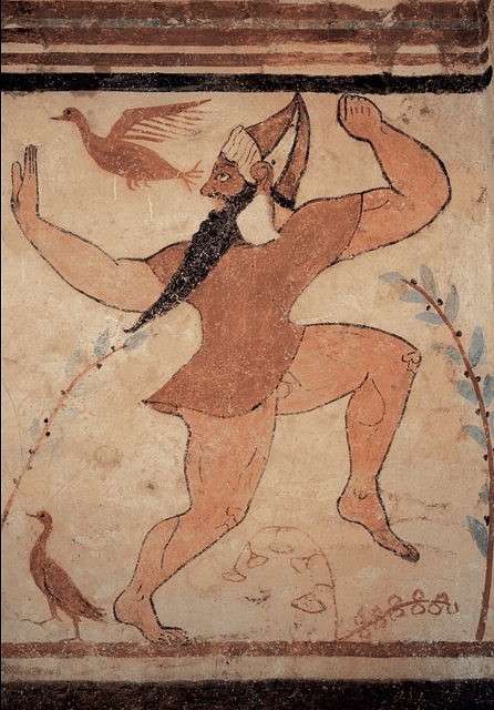 Phersu Dancing Figure, Tarquinia