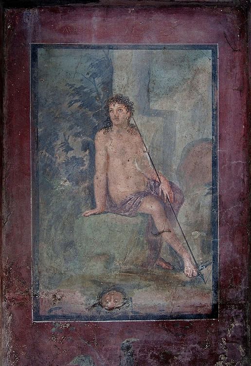 Narcissus Fresco, Pompeii