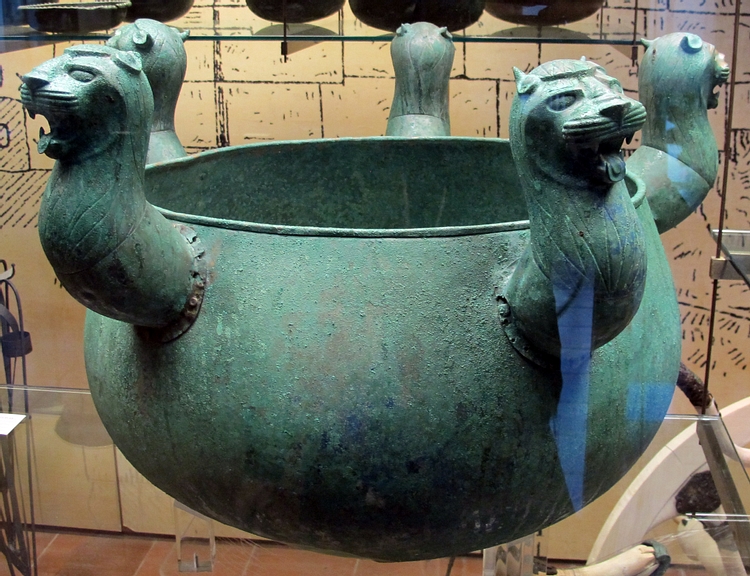 Etruscan Bronze Cauldron