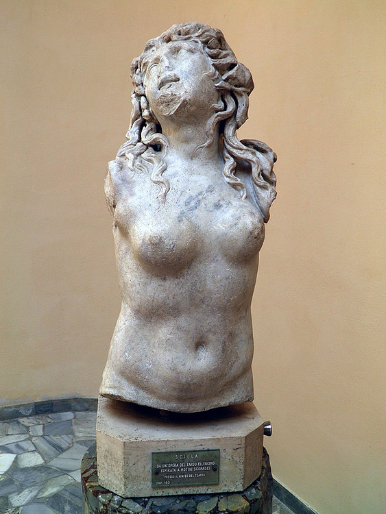 Scylla Marble Statue