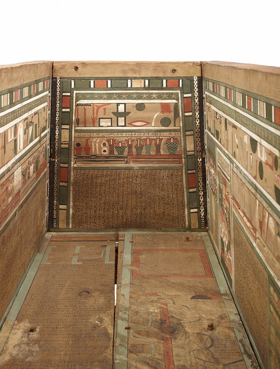 Coffin Decorated with the Book of Two Ways