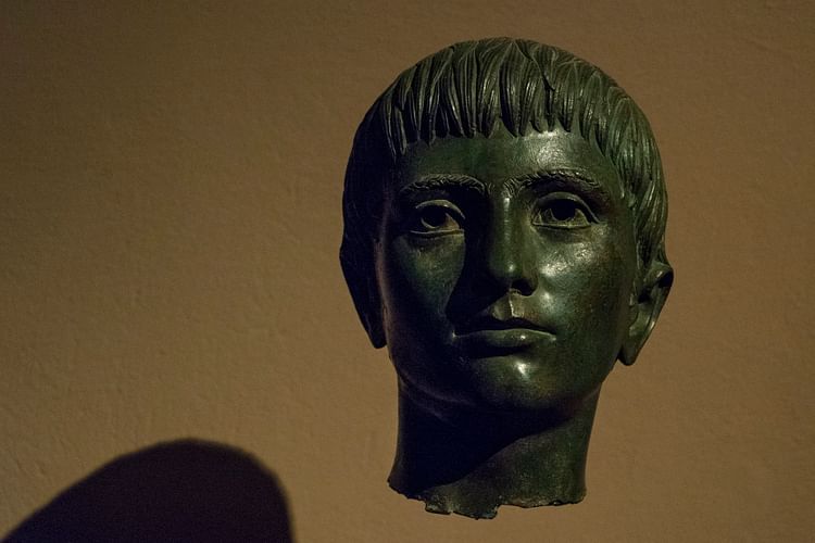 Bronze Head of an Etruscan Youth