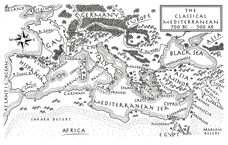 Mediterranean Map