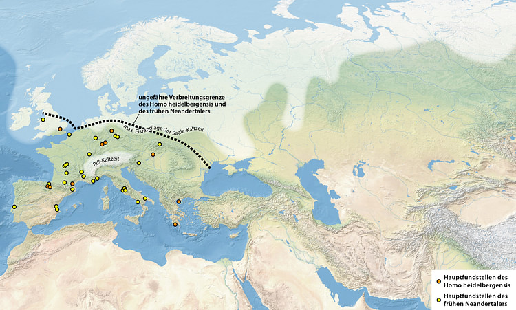 Homo Heidelbergensis & Early Neanderthal Fossil Sites