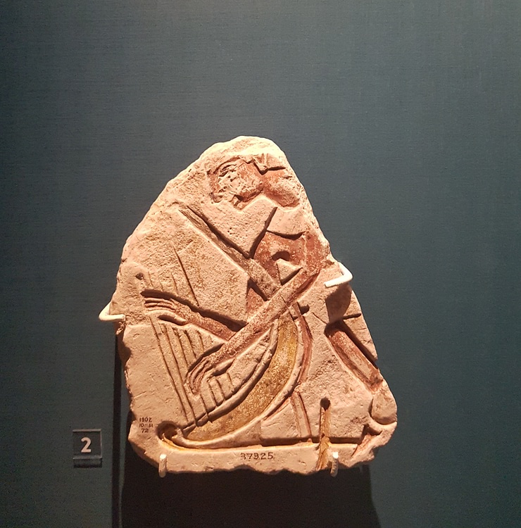 Egyptian Harp Player
