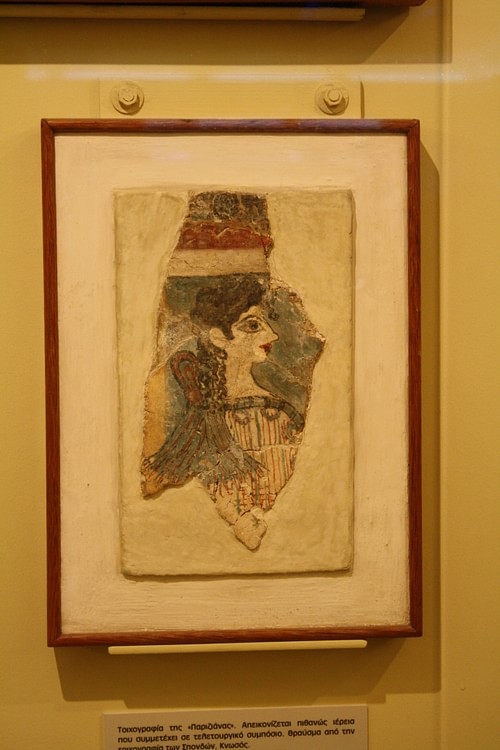 Minoan Woman Fresco, Knossos