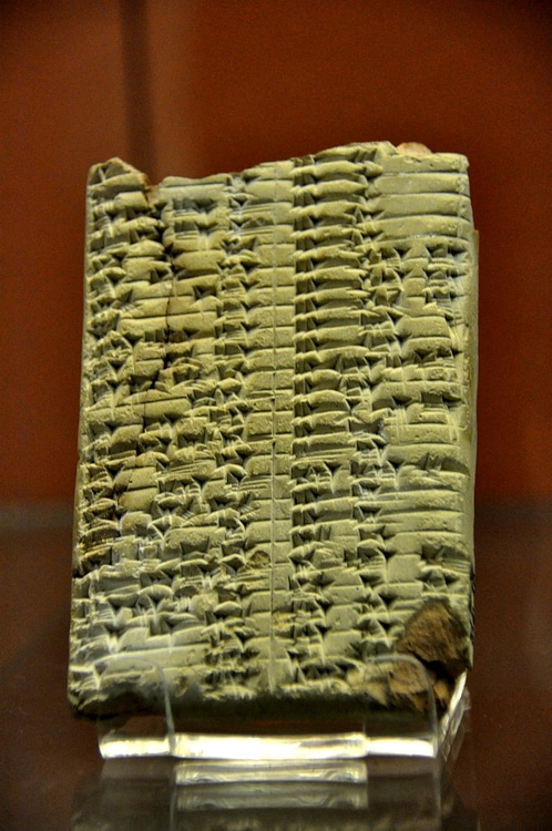 Kassite-Akkadian Lexical Clay Tablet